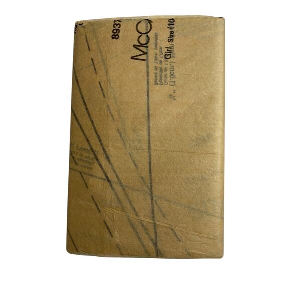 Vtg McCall's Girl's Medieval Dress Costume 8937 Cape Hat Sz 10 12 Zooterz UNCUT - Picture 15 of 15